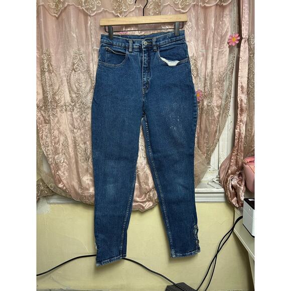Vintage Jordache High Rise Slim Fit Denim Jeans Size 10 16-1835-P5 H133 - Picture 13 of 13